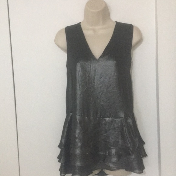 Banana Republic tiered skirt mini dress/top - Picture 2 of 7